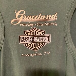 Vtg Y2k Harley Davidson Womens Sz XL Tank Top T-Shirt